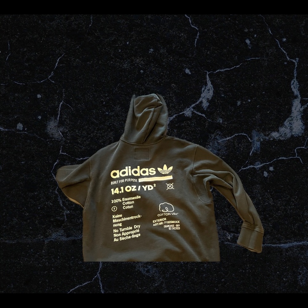 Adidas original zip up hoodie
